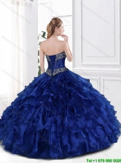 Elegant Royal Blue Sweetheart Quinceanera Dresses for 2015