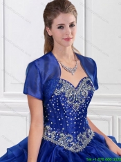 Elegant Royal Blue Sweetheart Quinceanera Dresses for 2015