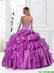 New Style Appliques and Beaded Quinceanera Gowns with Sweetheart
