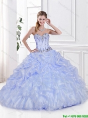 New Style Ball Gown Beaded Sweet 16 Gowns in Lavender