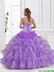 Perfect Appliques Ball Gown Sweet 16 Dresses for 2016