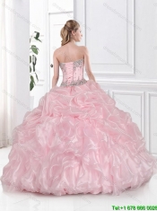 Popular Sweetheart Beaded and Pick Ups Quinceanera Dresses