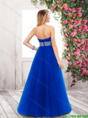 2016 Beautiful Spring A Line Sweetheart Prom Gowns with Beading
