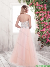 2016 Discount Spring Empire Chiffon Red Prom Gowns with Beading