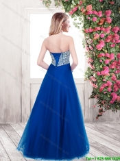 2016 Fashionable Spring Sweetheart Purple Prom Gowns with A Line