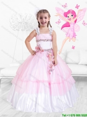 Fashionable Hand Made Flowers Mini Quinceanera Dresses with Beading
