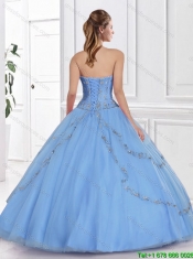 Hot Sale Ball Gown Sweet 16 Gowns with Beading for 2016