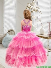 Modern Multi Color Mini Quinceanera Dresses with Ruffled Layers