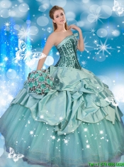 Modest Strapless Quinceanera Dresses with Sequins and Pick Ups Modest Strapless Quinceanera Dresses with Sequins and Pick Ups