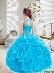 Pretty Beaded and Ruffles Mini  Quinceanera Dresses for 2016