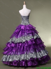 Beautiful Sweetheart Quinceanera Dresses with Ruffled Layers
