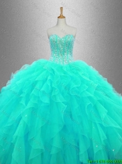 Ball Gown Discount Sweet 16 Dresses with Beading and Ruffles