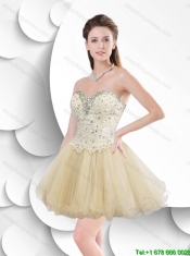 Popular A Line Prom Dresses with Beading and Appliques