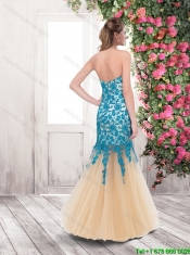 Popular Mermaid Sweetheart Prom Dresses with Lace and Beading