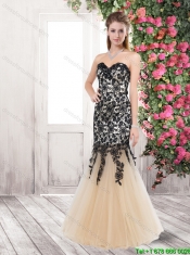 Popular Mermaid Sweetheart Prom Dresses with Lace and Beading