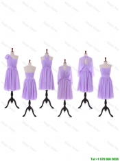 2016 Custom Made Empire Prom Dresses with Ruching in Lavender