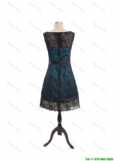 Cheap 2016 Fall A Line Bateau Lace Prom Dresses with Sashes