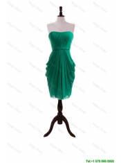 Cheap 2016 Spring Column Strapless Prom Dresses with Ruching