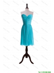 Cheap 2016 Summer Empire Sweetheart Prom Dresses with Ruching