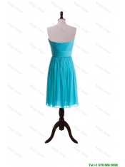 Cheap 2016 Summer Empire Sweetheart Prom Dresses with Ruching