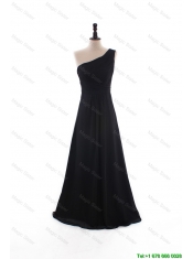 Cheap Custom Made A Line Empire Ruching Prom Dresses with Brush Train