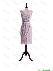 Cheap Custom Made Empire Straps Prom Dresses with Ruching in Blue