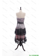Cheap Low price A Line Sweetheart Prom Dresses with Ruffled Layers