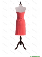 Cheap Most Popular Short Prom Dresses with Belt and Ruching