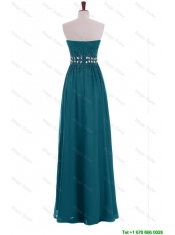Cheap Simple Empire Sweetheart Beaded Prom Dresses with Belt