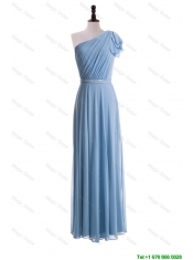 CheapBeautiful Empire One Shoulder Prom Dresses for 2016