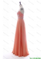 Pretty  Brand New Halter Top Spring Green Long Prom Dresses with Beading