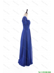Pretty Gorgeous Empire Sweetheart Cap Sleeves Prom Dresses with Ruching
