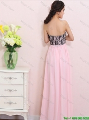 2016 Elegant Empire Sweetheart Laced Prom Dresses with Belt