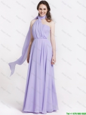 2016 Summer Beautiful Ruching Lavender Prom Dresses in Lavender