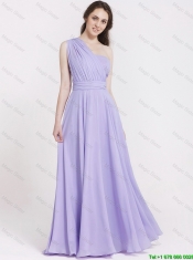 2016 Summer Beautiful Ruching Lavender Prom Dresses in Lavender