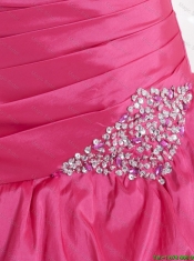 A Line Sweetheart 2016 Prom Gowns with Pick Ups and Beading