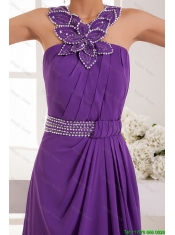 Classical Empire Straps Prom Dresses with Beading
