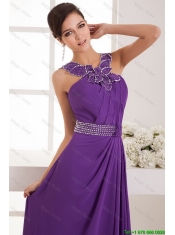 Classical Empire Straps Prom Dresses with Beading