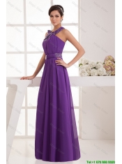 Classical Empire Straps Prom Dresses with Beading