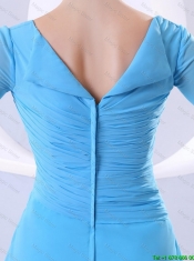 Gorgeous Beading Aqua Blue Prom Dresses in 2016