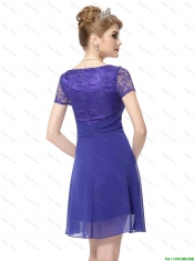 Modest Sweetheart Short Prom Dresses with Lace