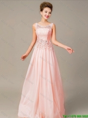 Perfect 2016 Appliques and Laced Prom Dresses with Lace Up