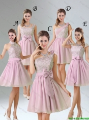 2016 Summer A Line Lace Junior Dresses with Hand Made Flower