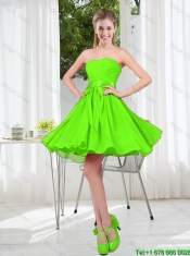 2016 Summer A Line Sweetheart Prom Dresses in Spring Green