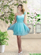 Beautiful Mini Length Junior Dresses with One Shoulder