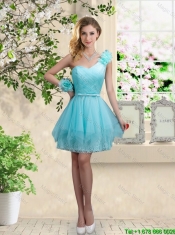 Beautiful Mini Length Junior Dresses with One Shoulder