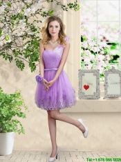 Cheap Hand Made Flowers Junior Dresses with One Shoulder