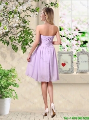 Classical A Line Appliques Prom Dresses in Lavender
