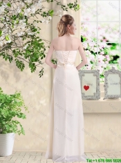 Classical Lace Up Sweetheart Prom Dresses with Bowknot