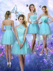 Elegant Halter Top Laced Prom Dresses with Appliques
